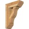 Ekena Millwork Funston Slat Rough Sawn Bracket w/ Offset Brace, Western Red Cedar, 8"W x 22"D x 30"H BKT0806X22X30FST06RWR - alternate 1